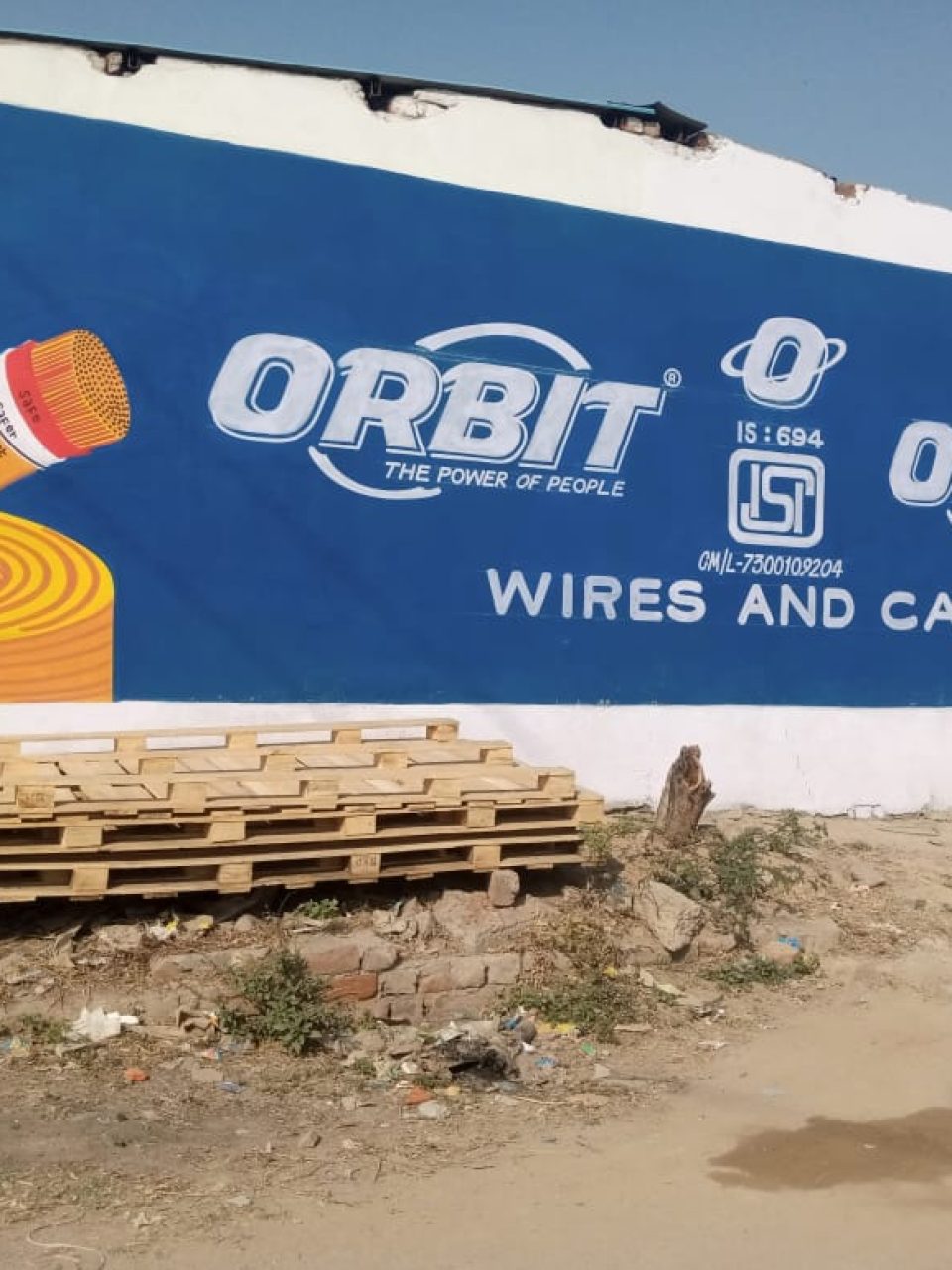 Orbit shop shutter & Wall painting (1)